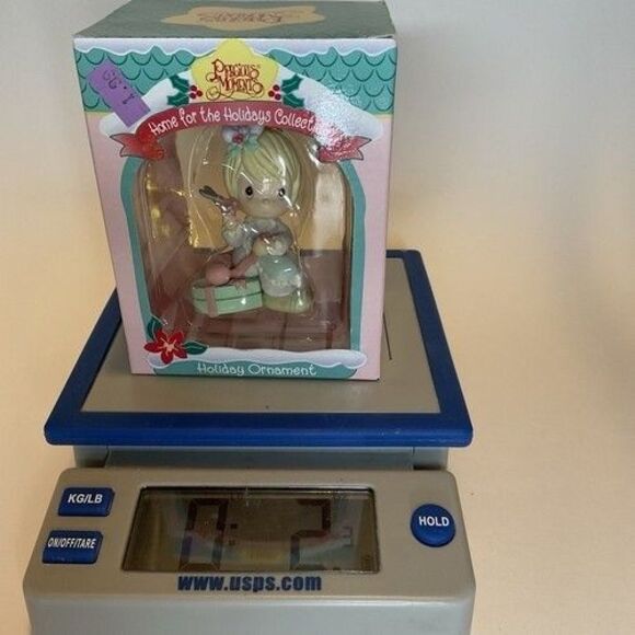 NWB Enesco Precious Moments Figurines Christmas Ornament Home For The Holiday 3" - Picture 8 of 8